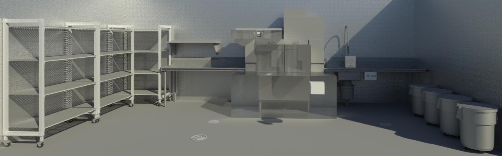 High-End Restaurant Kitchen Design & MEP Modeling  SeaTac, WA